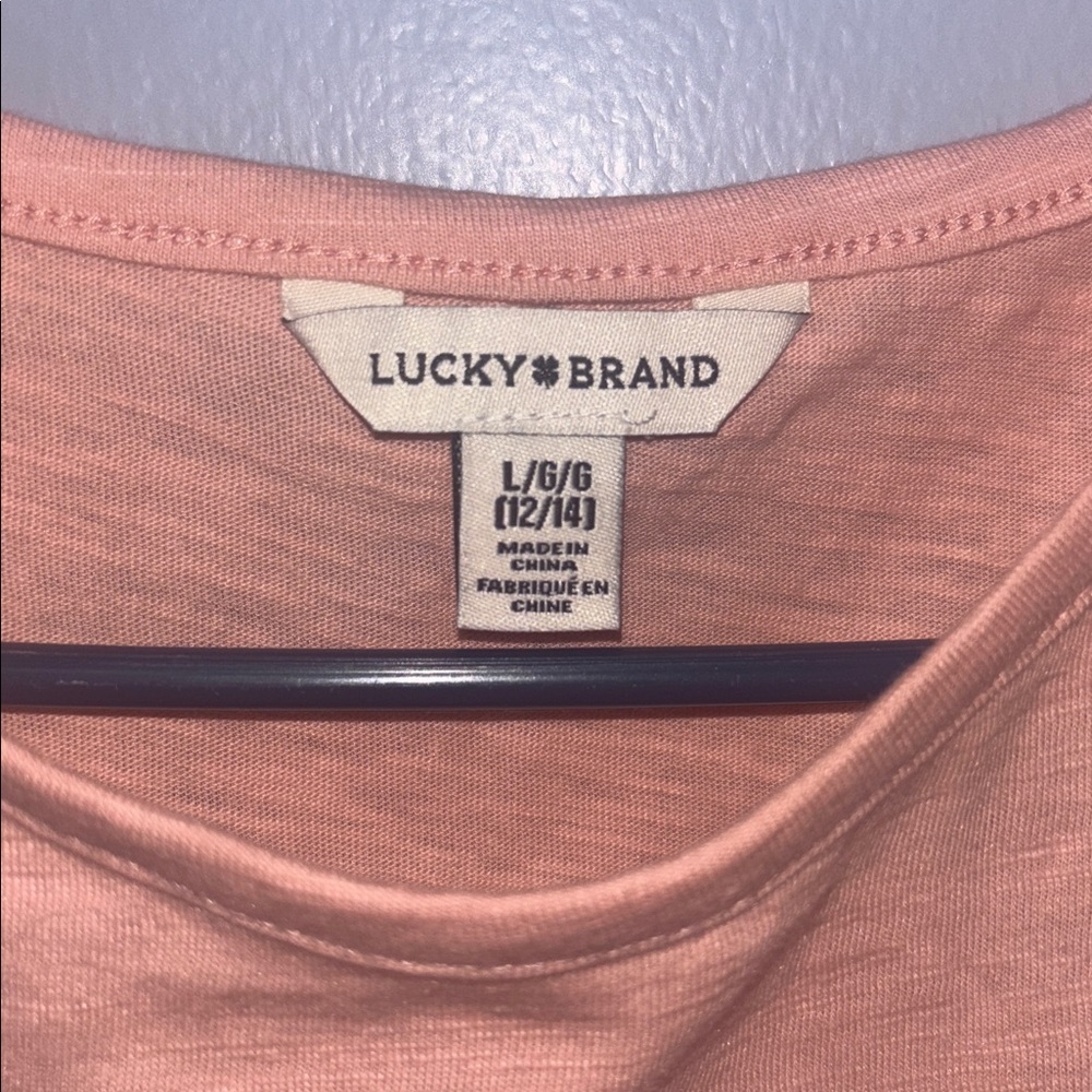 Lucky brand 12/14 NWT girls blouse - Picture 4 of 5